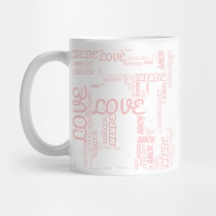 Love, said in different languages with the same feeling Mug